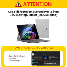 Load image into Gallery viewer, Fintie Protective Case for Microsoft Surface Pro 12 Inch (2025), Multi-Angle Viewing Portfolio Business TPU Back Cover with Pocket &amp; Stylus Holder, Compatible with Type Cover Keyboard (Lilac Purple)
