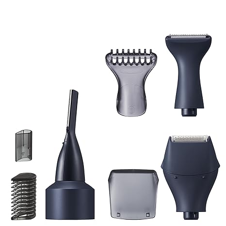 Panasonic MultiShape Facial Detail Shaver Trimmer Set Attachment, Eyebrow Trimmer, Beard Detail Trimmer, and Detail Shaver, Wet/Dry, Add to MultiShape Grooming System, Easy-Clean Tool - ER-CDT1-A