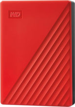 Load image into Gallery viewer, WD 6TB My Passport, Portable External Hard Drive, Red, Backup Software with Defense Against ransomware, and Password Protection, USB 3.1/USB 3.0 Compatible - WDBR9S0060BRD-WESN
