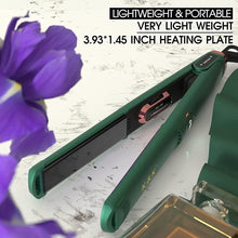 Load image into Gallery viewer, 1 Inch Hair Straighteners Professional Flat Iron 3D Floating Mirror Titanium Plates Hair Curling and Straightening 450 Max High Heat Adjustable Temperature
