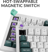 Load image into Gallery viewer, Keychron Q1 HE Wireless QMK Custom Mechanical Keyboard with Hall Effect Gateron Double-Rail Magnetic Switch Rapid Trigger, 2.4 GHz Bluetooth RGB Compatible with Mac Windows Linux (Hot-swappable)
