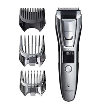 Load image into Gallery viewer, Panasonic Multi-Groomer Men’s Trimmer for Beard, Hair and Body, 39 Trim Length Settings with 3 Attachments, Corded/Cordless Operation – ER-GB80-S (Silver)
