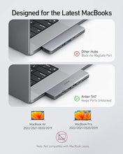 Load image into Gallery viewer, Anker USB C Hub for MacBook, Anker 547 USB-C Hub (7-in-2), Compatible with Thunderbolt 4 USB C Port, 4K HDMI, USB C and 2 USB A Data Ports for MacBook Pro 13 Inch, MacBook Air M1 / M2, and More
