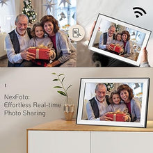 Load image into Gallery viewer, NexFoto 17 Inch 64GB FHD Large Digital Picture Frame WiFi, Digital Photo Frame Dual WiFi Light Sensor Touch Screen Easy to Share Photo Video via App, Gifts for Mom Men
