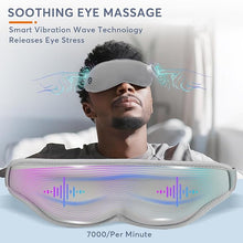 Load image into Gallery viewer, Eye Massager with Heat and Cooling Gel Mask, Christmas Birthday Gifts for Women Men, Heated Eye Massager for Eye Strain Relief, Reduce Stye Eye, Improve Sleep, Relaxing Gifts for Women
