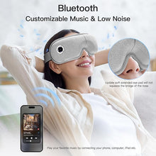 Load image into Gallery viewer, Eye Massager with Heat, Eye Massager for Migraines with Compression and Bluetooth Music, Christmas Birthday Gifts Eye Mask Massager Reduce Eye Fatigue Dark Circles Dry Eyes
