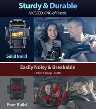 Load image into Gallery viewer, VICSEED [Ture Strongest Suction Military-Grade Sturdy Universal Phone Holders for Your Car Dashboard Windshield Vent Cell Phone Mount Truck Boat Cradle for iPhone, Android, All Smartphones
