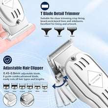 Load image into Gallery viewer, SUNNOW Hair Clippers Professional Cordless for Men, Electric Foil Shavers Razor &amp; Beard Hair Trimmer Kit, Rechargeable Hair Cut Machines Fade Clippers Set, 3 in1 Beard Trimming Kit for Home, Barber
