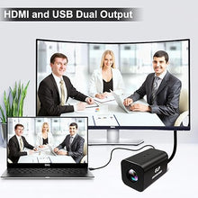 Load image into Gallery viewer, HDMI 12X Zoom USB Camera 4K Autofocus 60FPS High Speed USB Webcam USB HDMI Simultaneous Output PC Camera Manual Zoom Remote Control Camera for TV Projector Video Conferencing Church Streaming
