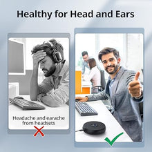 Load image into Gallery viewer, EMEET USB Speakerphone, M1A Zoom Certified AI Mics 360°Voice Pickup USB Type C-A Plug&amp;Play Computer Speakers with Microphone, Fast Mute Noise Reduction Echo Cancellation for 5-8 People for Zoom Teams
