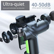 Load image into Gallery viewer, Massage Gun Deep Tissue, Silent Brushless Motor and Portable Massage Gun with 4 Interchangeable Heads for Deep Muscle Relief and Relaxation, Relax Gift
