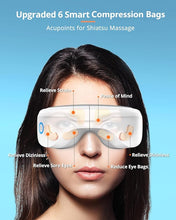 Load image into Gallery viewer, Eye Massager with Heat, Heated Eye Mask with Bluetooth Music, Face Massager, Eye Care Gift for Women, Eye Mask for Relax Eye, Reduce Eye Strain, Gifts for Mom/Dad
