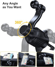Load image into Gallery viewer, Car Vent Phone Mount, [Never Blocking Vent, Enjoy The Comfort of The A/C] Hands-Free Universal Extension Clip Air Phone Holder Car Fit for iPhone 16 Pro Max Samsung All Phones
