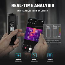 Load image into Gallery viewer, MILESEEY TP2 Plus Thermal Camera for Smart Phones, 256x192 IR Resolution Thermal Imaging Camera for iOS and Android, -4°F~1022°F Temp Range, 40mk Thermal Sensitivity
