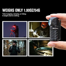 Load image into Gallery viewer, OLIGHT Perun 2 Mini Headlamp 1100 Lumens LED Head Flashlight, Rechargeable Headlight with Red Light Option, Great for Working, Hiking, Camping and Climbing (Black Neutral White: 4000~5000K)
