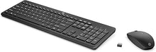 Load image into Gallery viewer, HP 230 Wireless Mouse and Keyboard Combo - 2.4GHz Wireless Connection - Long Battery Life - Durable &amp; Low-Noise Design - Windows &amp; Mac OS - Adjustable 1600 DPI - Numeric Keypad (18H24AA#ABA)
