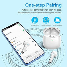 Load image into Gallery viewer, Wireless Earbuds, Bluetooth 5.4 Headphones In Ear with Noise Cancelling Mic, Bluetooth Earbuds Stereo Bass, IP7 Waterproof Sports Earphones, 32H Playtime USB C Charging White Ear Buds for Android iOS
