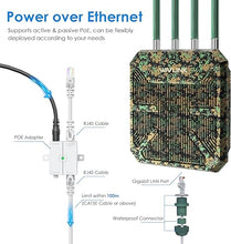 Load image into Gallery viewer, WAVLINK Outdoor WiFi Extender AX1800 Dual Band Long Range WiFi Extender with PoE, IP67 Weatherproof, 4x8dBi High-gain Antennas, Outdoor Access Point for Farm, Courtyard, Factory, Campsite, Gazebo
