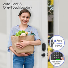 Load image into Gallery viewer, Keypad Smart Lock with Knob Set,Keyless Entry Door Lock Deadbolt with Handle,Front Door Lock Set,Fingerprint Door Lock for Front Door,Electronic Code Deadbolt Set, Auto Lock
