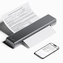 Load image into Gallery viewer, Phomemo Wireless Portable Printer, Supports A4 8.27&quot;x11.69&quot;, Inkless Mobile Printer Compatible with iOS, Android &amp; Laptop, Portable Printers Wireless for Travel, Mobile Office, School, Home, Car
