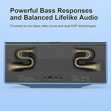 Load image into Gallery viewer, DOSS SoundBox Ultra Bluetooth Speaker with 2.1 Sound Channel Audio, 80W Superior Sound with Deep Bass, Two DSP Technologies, 18H Playtime, Bluetooth 5.3, Wireless Speaker for Home, Office,Room-Blue
