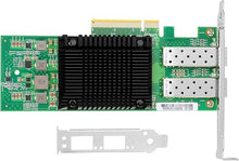 Load image into Gallery viewer, 25Gb PCI-E NIC Network Card for Intel E810-XXVDA2, 1GbE/10GbE/25GbE Dual SFP28 Ports, with Intel E810-XXVAM2 Chip,25GbE PCI Express 4.0 X8 Ethernet Adapter Support RDMA iWARP/RoCEv2/UEFI
