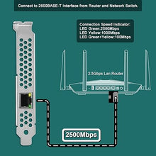 Load image into Gallery viewer, PCI Express X1 Interface to 2.5GbE RJ45 Ports Network Adapter for Windows 11, 10 64bit and Windows Server 2019, 2022, Intel I225V Ethernet Controller, 2.5GbE PCIE NIC Card (PCIE-I225)
