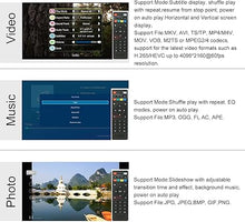 Load image into Gallery viewer, 4K@60hz MP4 Media Player Support 8TB HDD/ 256G USB Drive/SD Card with HDMI/AV Out for HDTV/PPT MKV AVI MP4 H.265-Support Advertising Subtitles/Timing, Networkable, Mouse&amp;Keyboard Control
