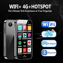 Load image into Gallery viewer, 256GB MP3 Player with Bluetooth WiFi 4G Internet, Mini MP3 MP4 Player with Spotify, 3.0 Touchscreen Digital Music Player with Amazon music, Portable Android MP3 Player with YouTube, Google Play,Camera
