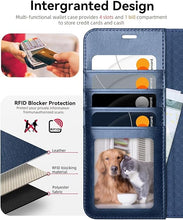 Load image into Gallery viewer, OCASE Compatible with Galaxy S25 Plus Wallet Case, PU Leather Flip Folio Case with Card Holders RFID Blocking Kickstand [Shockproof TPU Inner Shell] Protective Phone Cover 6.7 Inch 2025, Blue
