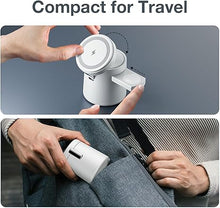 Load image into Gallery viewer, 2025 Upgrade 3 in 1 Charging Station for Apple MagSafe Charger, Adjustable Portable Wireless Charging Stand, Fast Wireless Charger Dock for iPhone 16 15 14 13 12 Pro Max &amp; Apple Watch AirPods (White)
