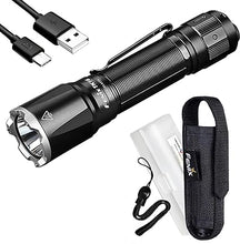 Load image into Gallery viewer, Fenix TK16 v2.0 Tactical Flashlight, 3100 Lumen Long Throw, USB-C Rechargeable, with LumenTac Organizer
