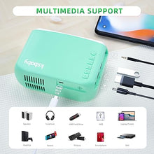 Load image into Gallery viewer, Mini Projector WIFI Portable Projector Upgrade 1080P Supported, Phone Can Connect to Movie Projector Wirelessly
