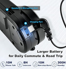 Load image into Gallery viewer, FODSPORTS Motorcycle Bluetooth Headset FX6 1000m 6 Riders Group Motorbike Intercom Waterproof Universal Bluetooth Motorcycle Helmet Communication System Voice Dial/Usable On Charge
