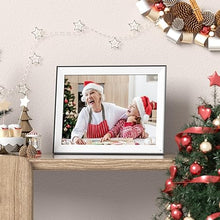 Load image into Gallery viewer, NexFoto 17 Inch 64GB Large Digital Picture Frame Dual WiFi, Digital Photo Frame with IPS Touch Screen, Light Sensor, Wall-Mountable, Easy to Share Photo Video via App, Gifts for Mom Men
