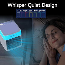 Load image into Gallery viewer, Arctic Air Pure Chill 2.0 Evaporative Air Cooler by Ontel - Powerful, Quiet, Lightweight and Portable Space Cooler with Hydro-Chill Technology For Bedroom, Office, Living Room &amp; More,Blue
