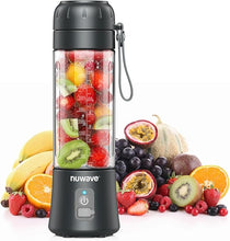 Load image into Gallery viewer, Nuwave Portable Blender for Smoothies and Shakes, 2025 New &amp; Improved, 16 OZ On-The-Go Small Juice Blender with 6 Blades, Rechargeable Mini Blender, BPA-Free, Leak-Proof Lid, for Gym, Kitchen, Office
