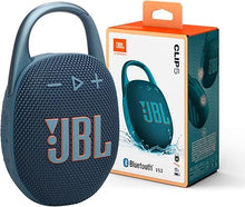 Load image into Gallery viewer, JBL Clip 5 - Ultra-Portable, Waterproof &amp; Dustproof Bluetooth Speaker, Big Pro Sound with Punchy bass, Integrated Carabiner, Up to 12 Hours of Play, Made in Part with Recycled Materials (Blue)
