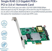 Load image into Gallery viewer, IO Crest 2.5 Gigabit POE+ PCI-e x1 Ethernet Network Card
