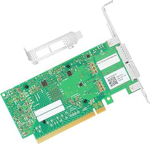 Load image into Gallery viewer, 100GbE NIC Card for Mellanox MCX556A-EDAT, PCIe 4.0 x16 100Gb Ethernet NIC with Mellanox ConnectX-5 Ex Chipset, Dual QSFP28 IB Network Card Support RDMA
