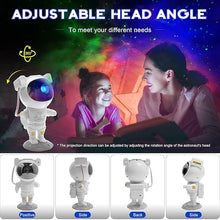 Load image into Gallery viewer, SFOUR Star Projector,Galaxy Night Light,Astronaut Starry Nebula Ceiling LED Lamp with Timer and Remote, Gift for Kids Adults for Bedroom, Birthdays,Christmas, Valentine&#39;s Day.(White)
