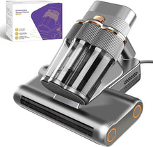 Load image into Gallery viewer, Mattress Vacuum Cleaner, Handheld Bed Vacuum with UV-C Light, 16Kpa Suction &amp; 30000 RPM Dual Drum Brushes,140°F Hot Air &amp; Ultrasonic,500W Power Mattress Cleaner, Quickly Removes Dust(Corded)
