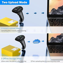 Load image into Gallery viewer, Symcode 2D Wireless Barcode Scanner,Bluetooth6.0 &amp; Wireless2.4G &amp; USB Wired Connection, 1D QR Bar Code Reader Scanner Automatic Fast Precise scanning for Smart Phone, Tablet, PC
