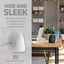 Load image into Gallery viewer, Guardian Technologies Smart Air Quality Monitor, Displays PM 2.5 Levels, Humidity, Temperature Indoor and Outdoor and VOCs in Real Time, App Controlled, Alexa and Google Enabled, Black/White, AQM101

