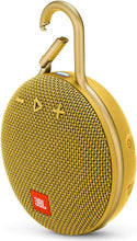 Load image into Gallery viewer, JBL Clip 3, Mustard Yellow - Waterproof, Durable &amp; Portable Bluetooth Speaker - Up to 10 Hours of Play - Includes Noise-Cancelling Speakerphone &amp; Wireless Streaming
