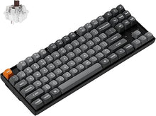 Load image into Gallery viewer, Keychron K8 Max Custom Mechanical Keyboard Wireless, TKL 2.4 GHz/Bluetooth 5.1/Wired QMK Programmable RGB, Hot-Swappable with Keychron Super Brown Switch Compatible with Mac Windows Linux
