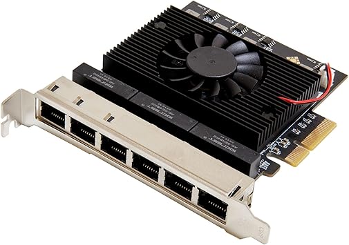 6 Port 2.5 Gigabit PCI-e x4 Ethernet Network Card