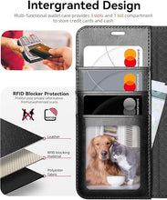 Load image into Gallery viewer, OCASE Compatible with Galaxy S25 Wallet Case, PU Leather Flip Folio Case with Card Holders RFID Blocking Kickstand [Shockproof TPU Inner Shell] Protective Phone Cover 6.2 Inch 2025, Black
