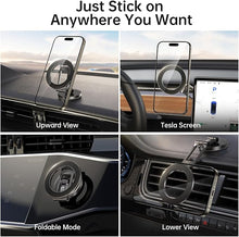 Load image into Gallery viewer, Syncwire Fits MagSafe Car Mount for Car Dash&amp;Tesla Screen[All-Metal] Magnetic Phone Holder, [Flexible Three-axis]360° Rotation Car Mount Strong Magnets Car Phone Holder for iPhone 16 15 14 13 Pro Max
