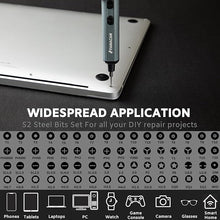 Load image into Gallery viewer, 70 in 1 Mini Electric Screwdriver, Precision Screwdriver Set – Small Cordless Power Screwdriver with LED Light &amp; 64 Magnetic S2 Steel Bits, Repair Tool for Phone Laptop Watch Computer PC
